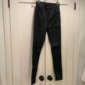 Topshop black satin looking pant